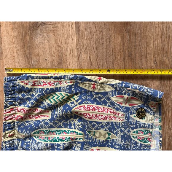 VINTAGE Reyn Spooner Surf Board Swim Trunks Pockets Shorts   Mens Size Medium - Picture 7 of 7